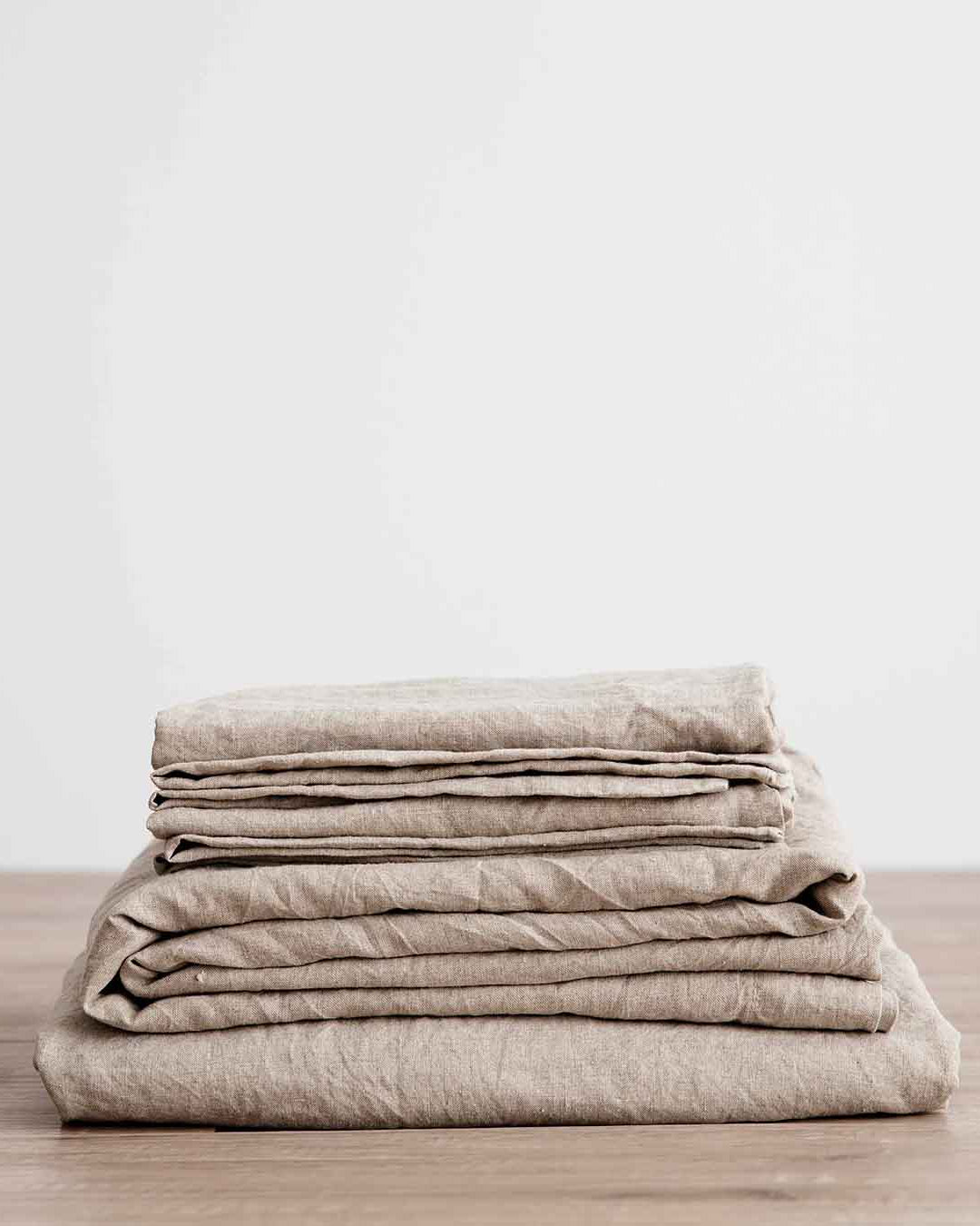 CULTIVER Linen Sheet Set - Natural