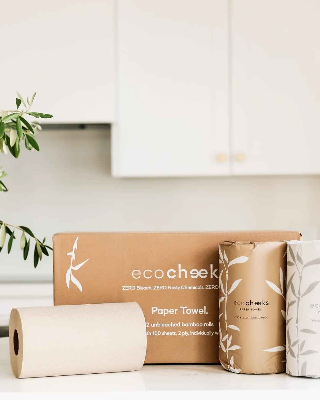 ECO CHEEKS Unbleached Paper Towel