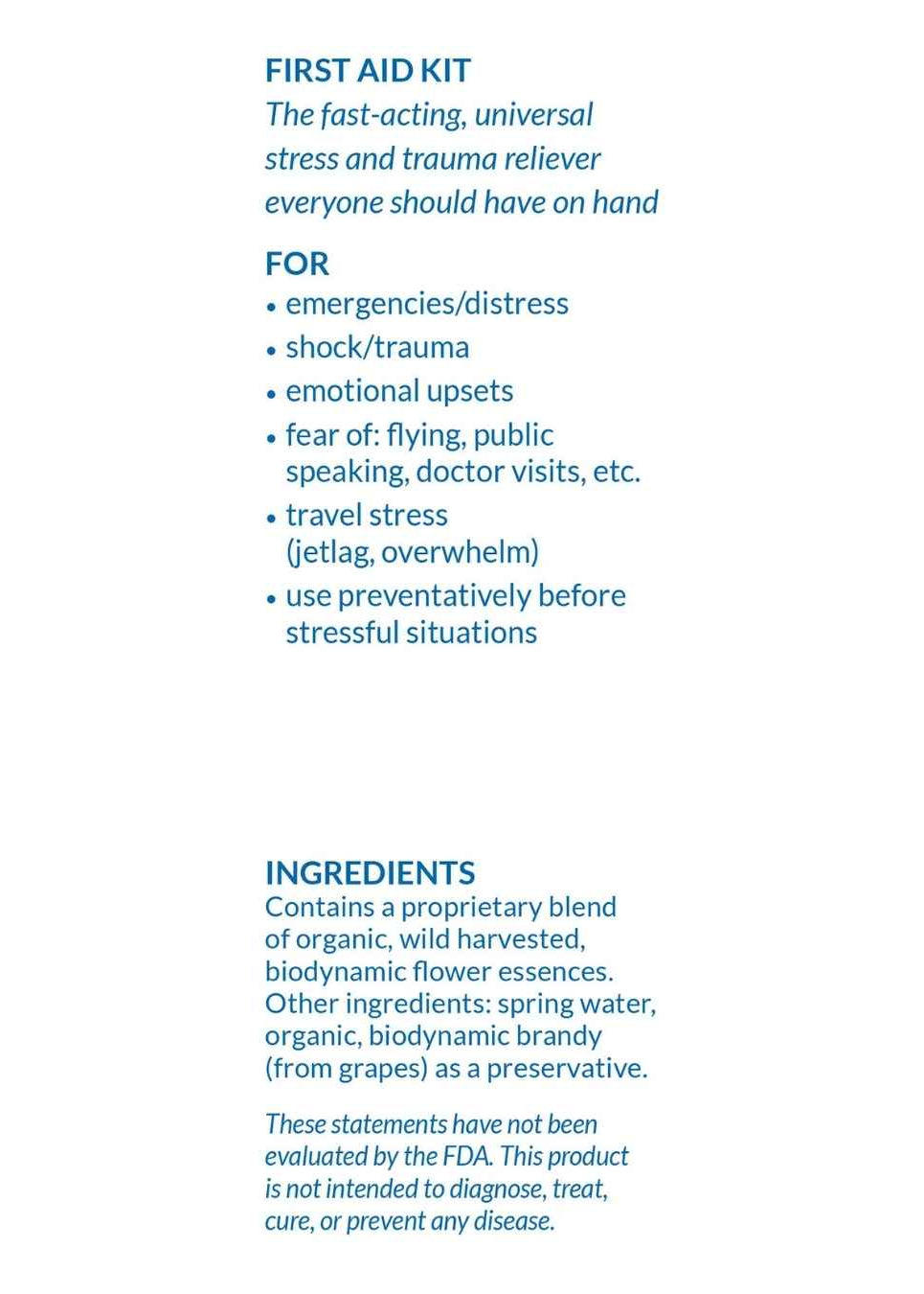 ALEXIS SMART First Aid Kit