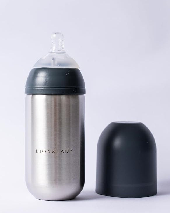 LION & LADY Stainless Steel Baby Bottle