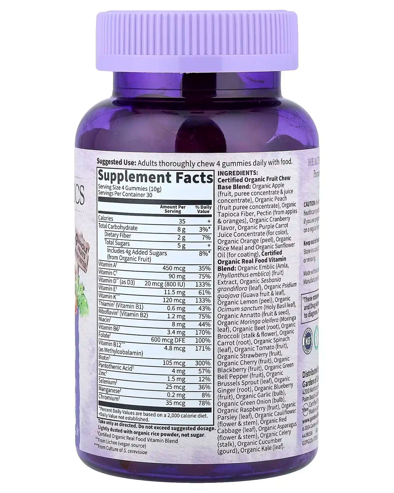 GARDEN OF LIFE ORGANICS Prenatal Multi Gummies