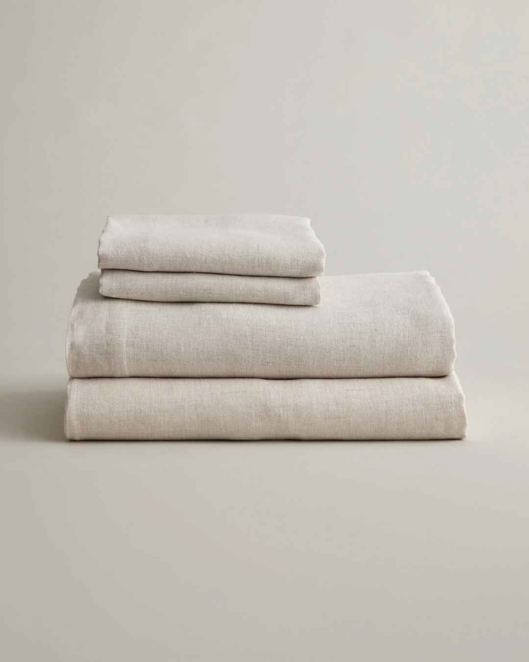 CULTIVER Linen Sheet Set - Natural