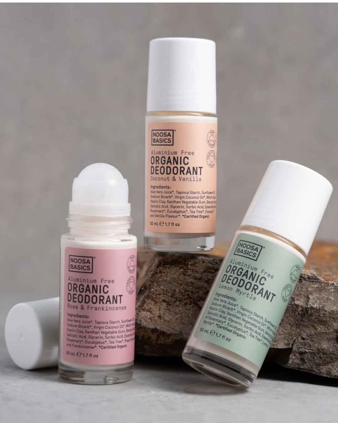 NOOSA BASICS Deodorant - Rose & Frankincense