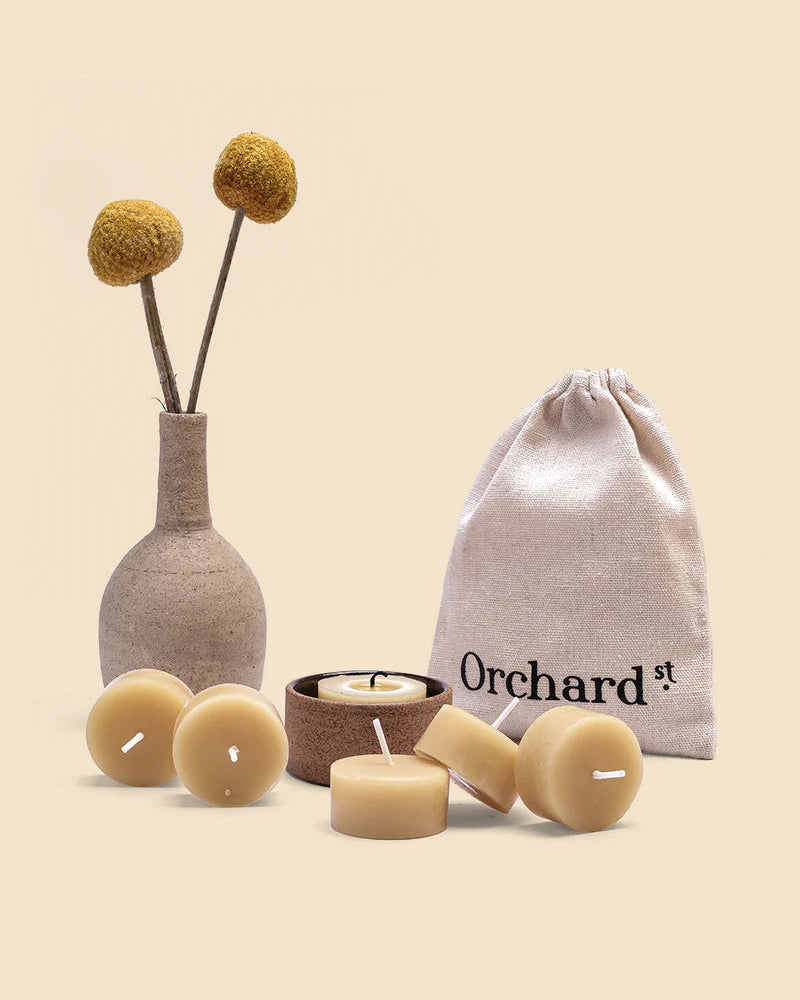 ORCHARD ST Beeswax Tealights