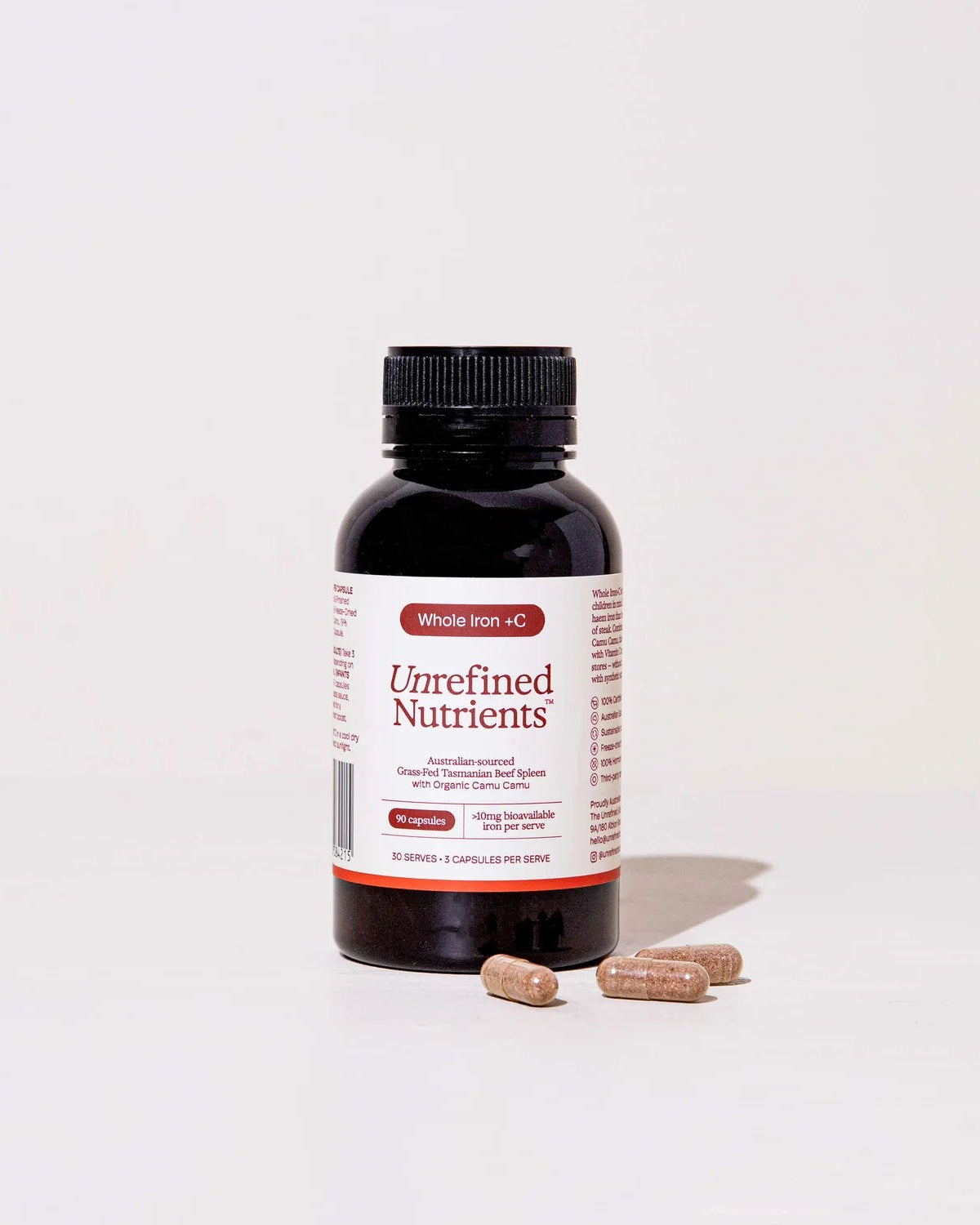 UNREFINED NUTRIENTS Whole Iron + C