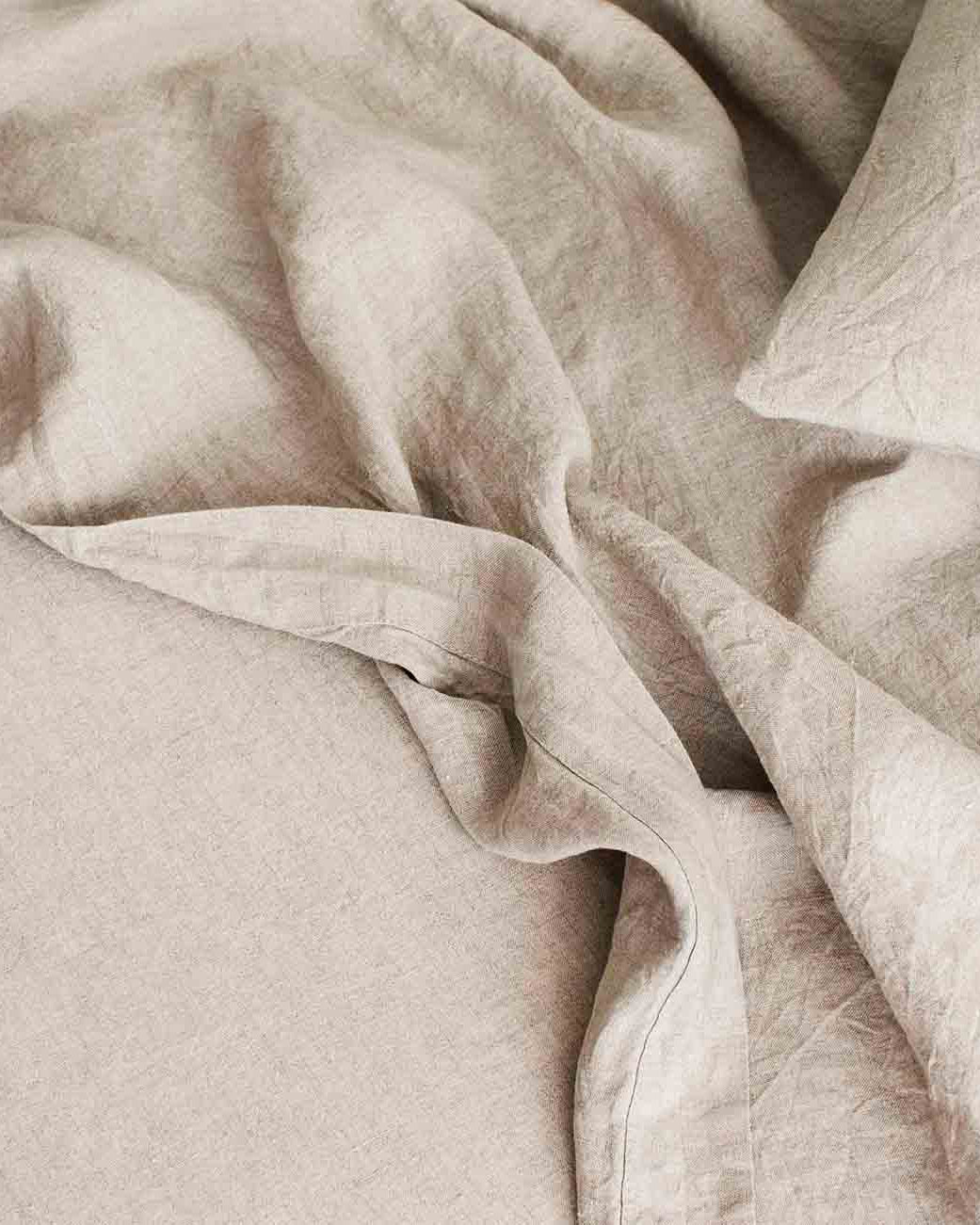 CULTIVER Linen Sheet Set - Natural