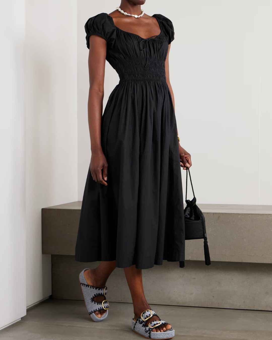 Dôen Quinn tie-detailed dress