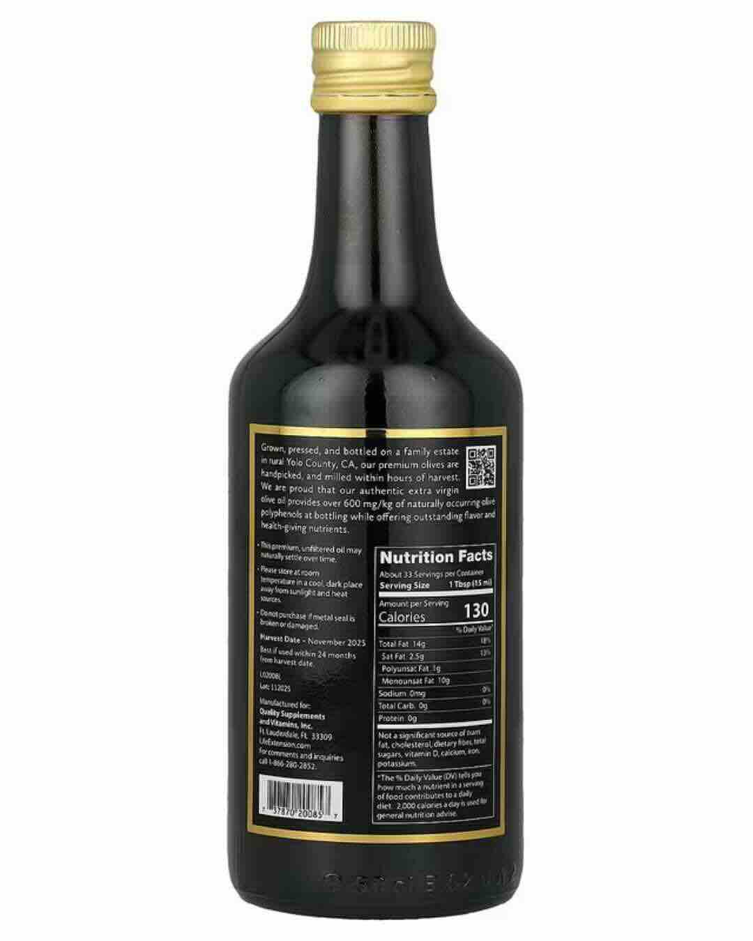 LIFE EXTENSION, Extra Virgin Olive Oil