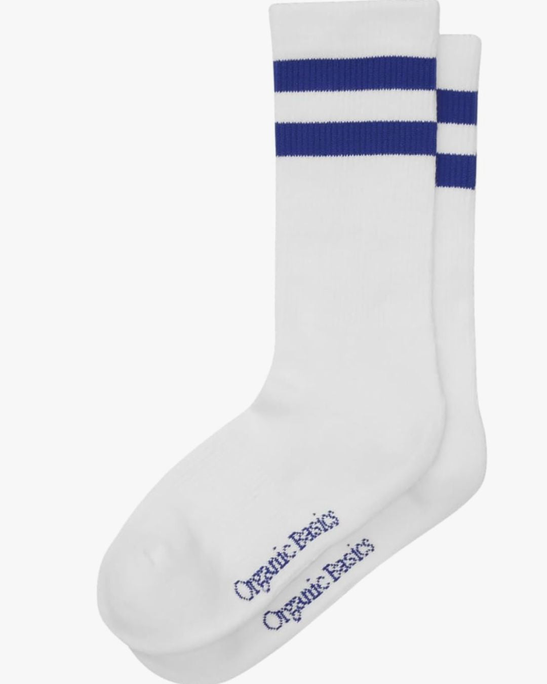 ORGANIC BASICS Crew Socks Blue