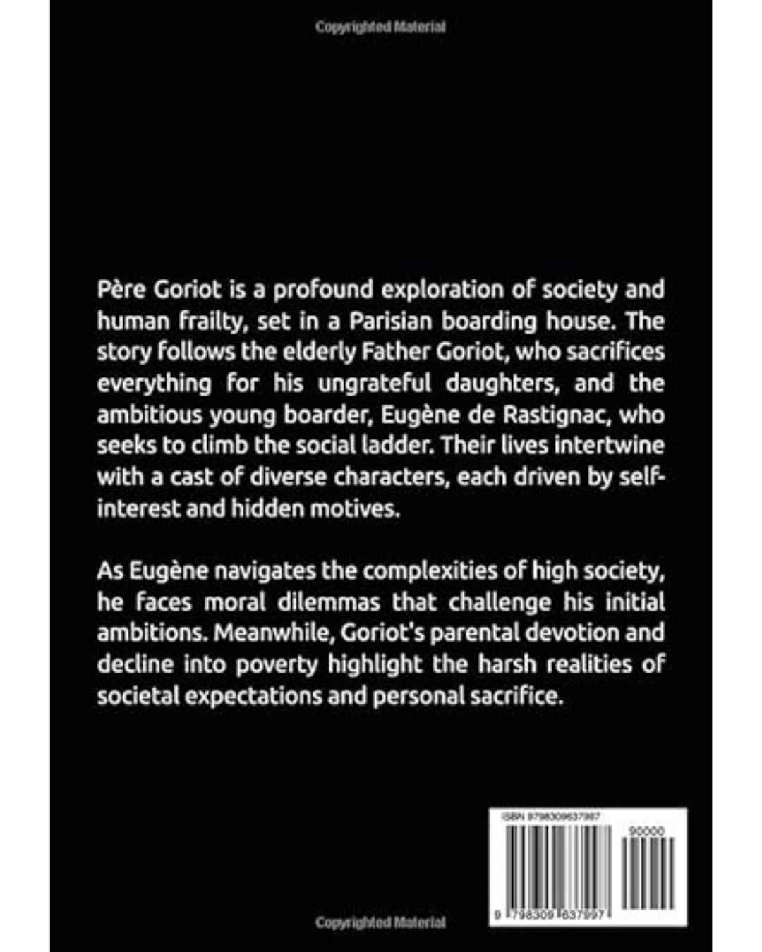 PERE GORIOT Honoré de Balzac