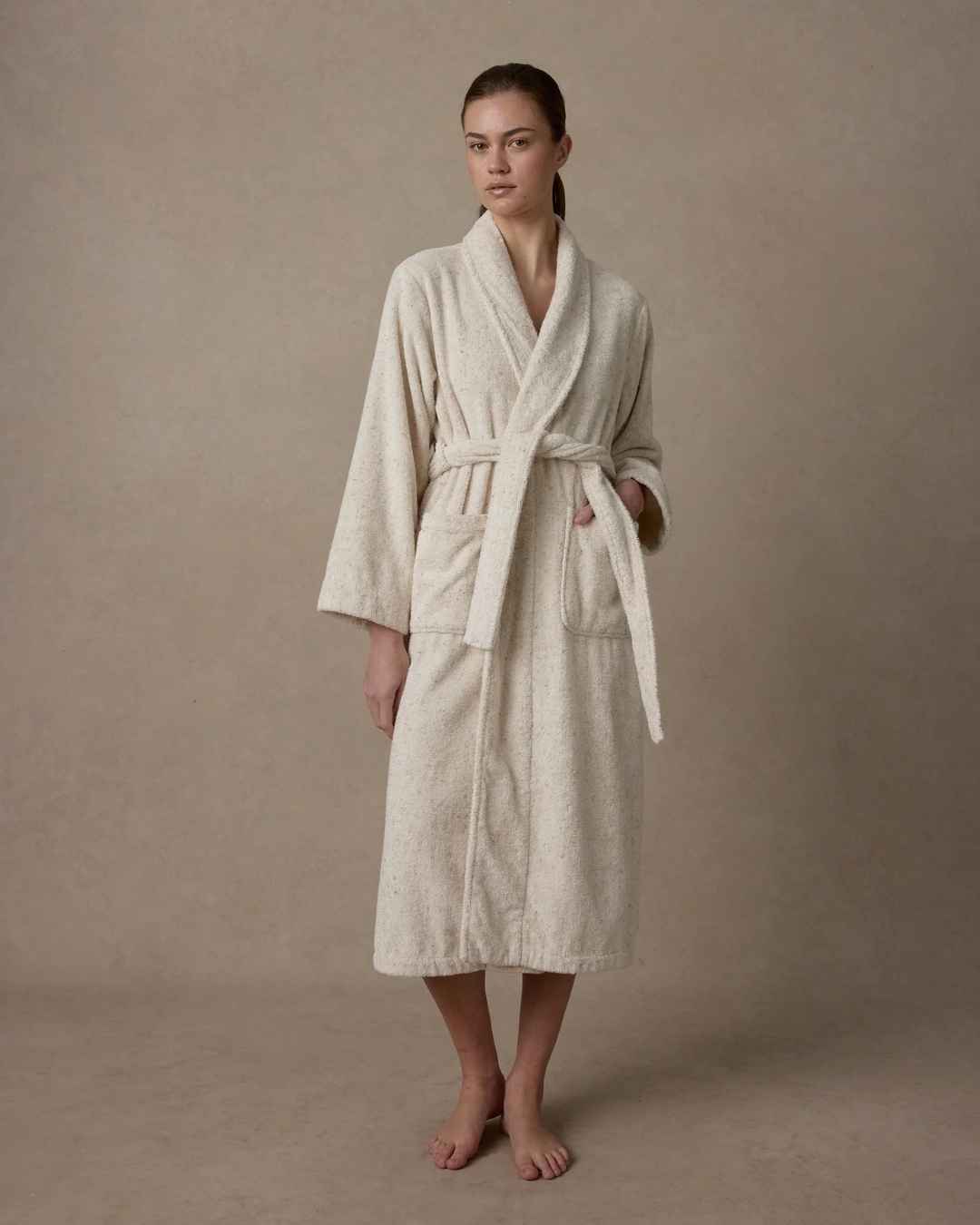 CULTIVER Cotton Robe