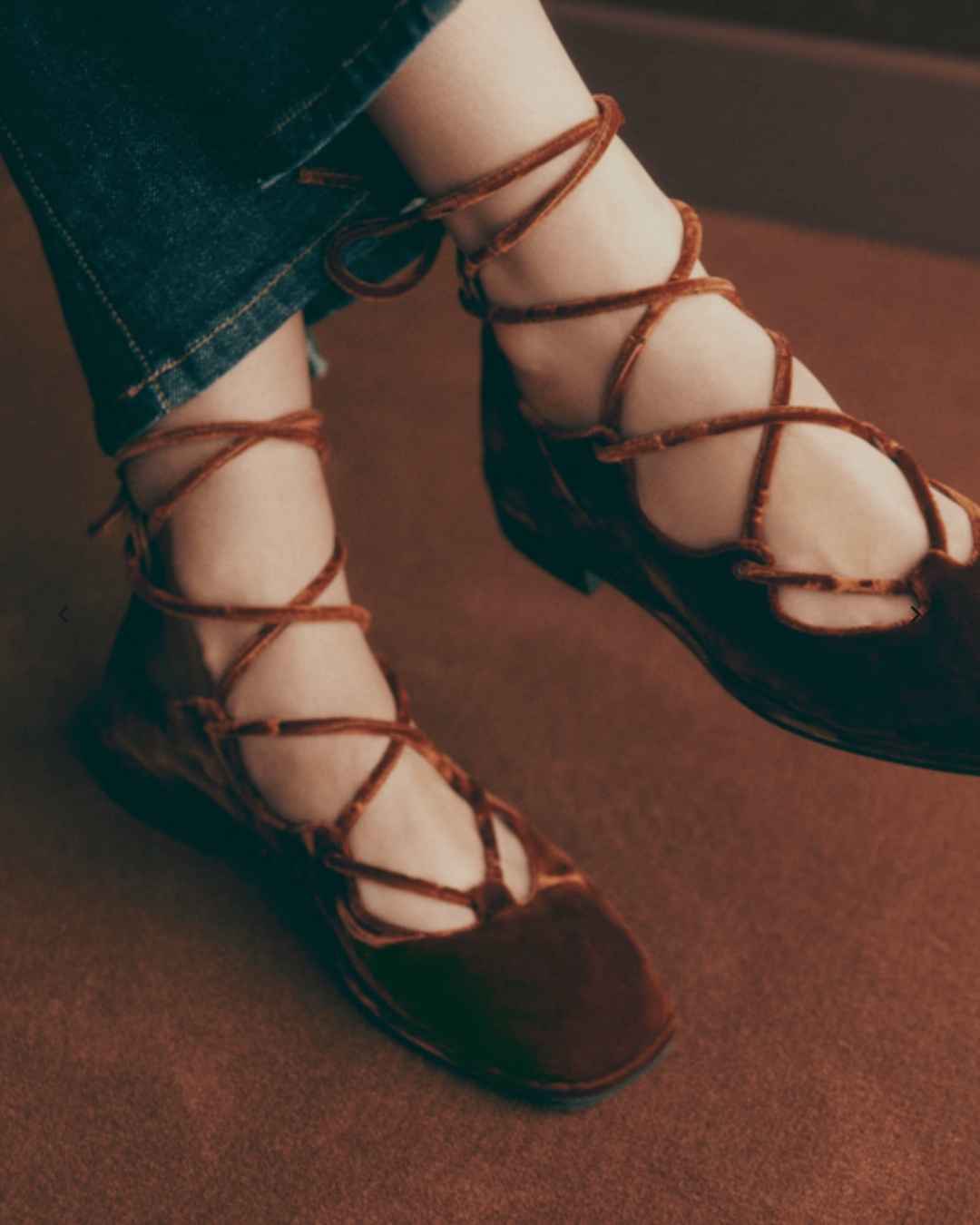 SEZANE Low Leocadie Ballerinas